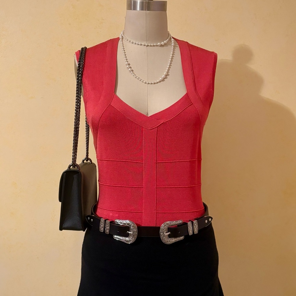 Boston Proper Coral Top